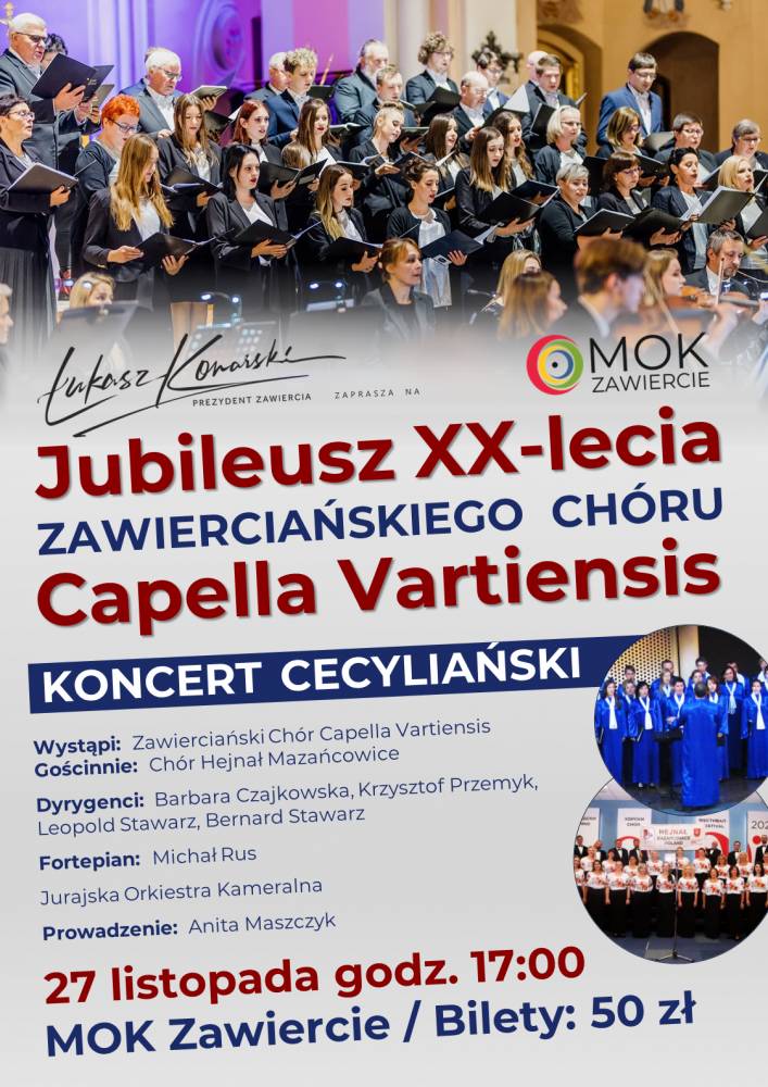 Zdjęcie: Koncert cecyliański - jubileusz ...